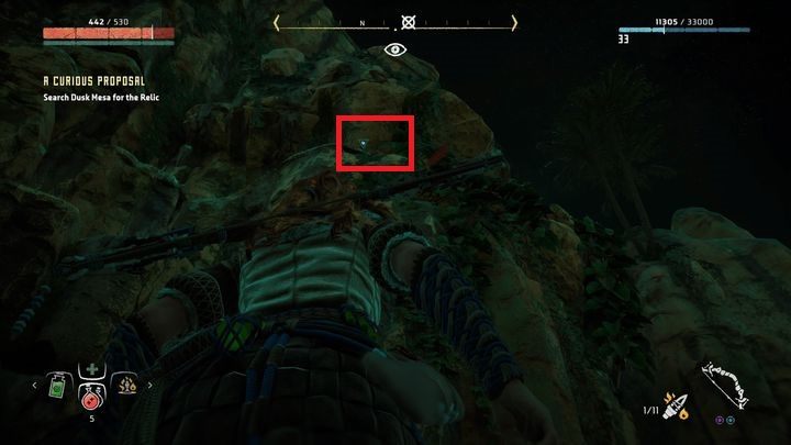 W pierwszej kolejności udaj się do miejsca, które wskazał Fernund - Horizon Zero Dawn: Dziwaczna propozycja (A Curious Proposal) | Solucja - Horizon Zero Dawn - poradnik, solucja