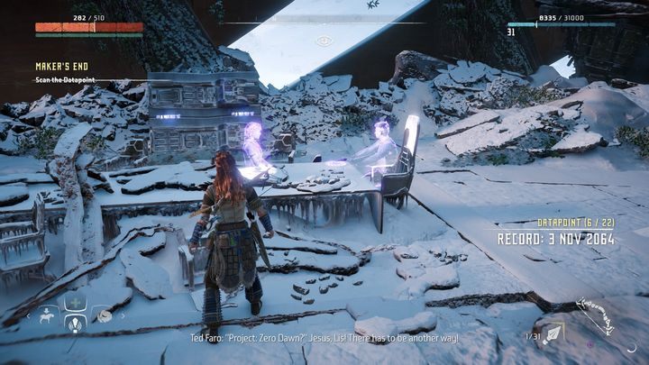 W ramach misji musisz zbliżyć się do bazy danych korporacji - Horizon Zero Dawn: Ustronie stwórcy (Makers End) solucja - Horizon Zero Dawn - poradnik, solucja