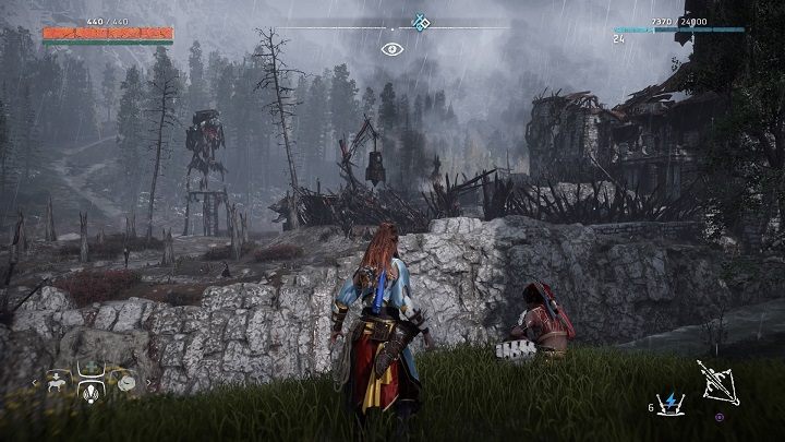 Wzmianka o obozie pojawi się tuż po opuszczeniu Obręczy - Horizon Zero Dawn: Obozy Bandytów - mapa - Horizon Zero Dawn - poradnik, solucja