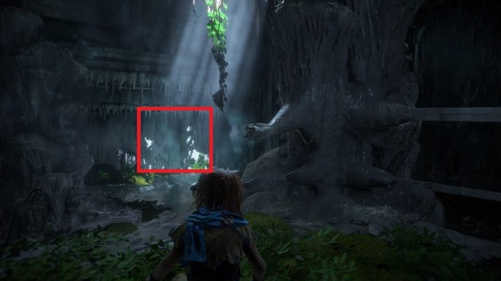 Wejdziesz do komnaty pełnej starych maszyn - Horizon Zero Dawn: Podarunek z przeszłości (A Gift from the Past) solucja - Horizon Zero Dawn - poradnik, solucja