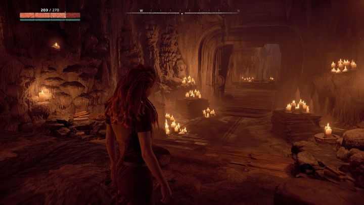 Po zajściu podczas próby Aloy budzi się we wnętrzu świętej góry - Horizon Zero Dawn: Łono góry (The Womb of the Mountain) solucja - Horizon Zero Dawn - poradnik, solucja