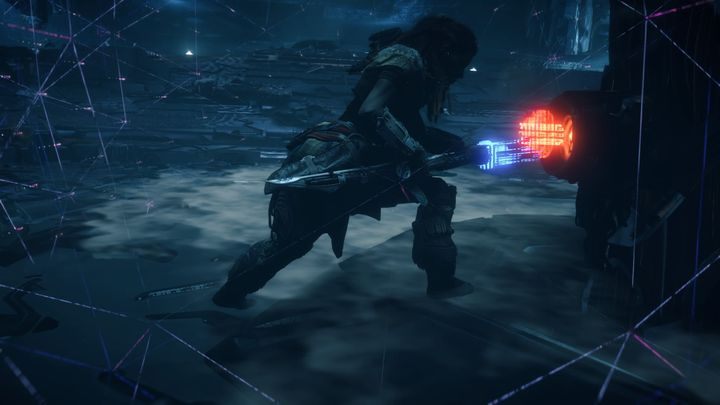 Po wykończeniu Nadymacza Ognistego zsynchronizuj dane z rdzeniem - Horizon Zero Dawn: Kocioł SIGMA (Cauldron SIGMA) | Korona matki - Horizon Zero Dawn - poradnik, solucja