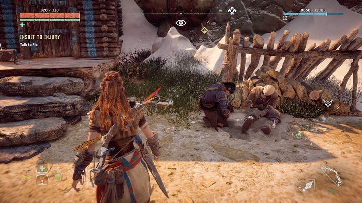 W żadnej z toreb nie ma śladu po leczniczych ziołach - Horizon Zero Dawn: Tego już za wiele (Insult to Injury) | Obręcz, solucja - Horizon Zero Dawn - poradnik, solucja