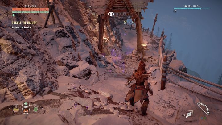 Użyj Fokusa, żeby wpaść na ich trop - Horizon Zero Dawn: Tego już za wiele (Insult to Injury) | Obręcz, solucja - Horizon Zero Dawn - poradnik, solucja