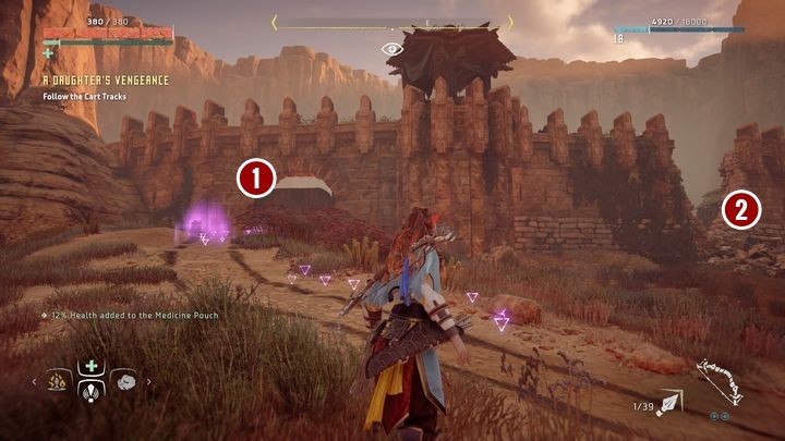 Ślady prowadzą do większego fortu - Horizon Zero Dawn: Zemsta córki (A Daughters Vengance) | Solucja - Horizon Zero Dawn - poradnik, solucja