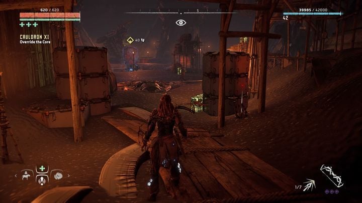 Następnie czeka cię krótki spacer do komnaty Rdzenia Kotła - Horizon Zero Dawn: Kocioł KSI (Cauldron XI) - Horizon Zero Dawn - poradnik, solucja