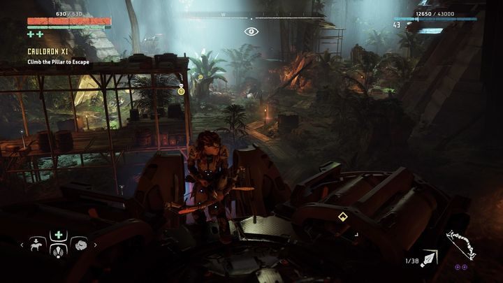 W podziemnej jaskini czekają na ciebie kolejni Nękacze - Horizon Zero Dawn: Kocioł KSI (Cauldron XI) - Horizon Zero Dawn - poradnik, solucja