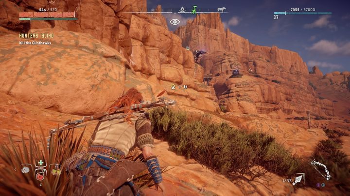 W rozmowie z kobietami Aloy zobowiązuje się znaleźć źródło ataków Jastrząbłysków - Horizon Zero Dawn: Ambona łowców (Hunters Blind) | Południk, solucja - Horizon Zero Dawn - poradnik, solucja