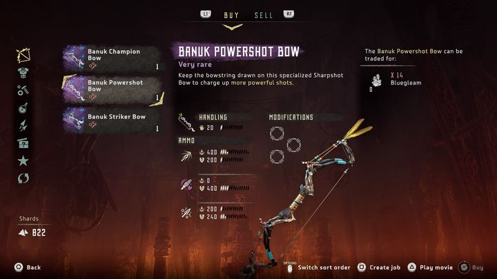 Jeśli chcesz zakupić legendarny ekwipunek, który oferują handlarze Banuków, będziesz musiał zaopatrzyć się w odpowiednią ilość Niebieskierki - Co to jest Niebieskierka w The Frozen Wilds? Bluegleam. - Horizon Zero Dawn - poradnik, solucja