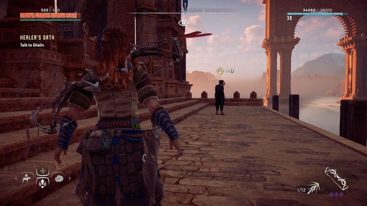 W pierwszej kolejności udaj się do położonej na południu osady Malowany Łuk - Horizon Zero Dawn: Przysięga uzdrowiciela (Healers Oath) | Horizon Zero Dawn - Horizon Zero Dawn - poradnik, solucja