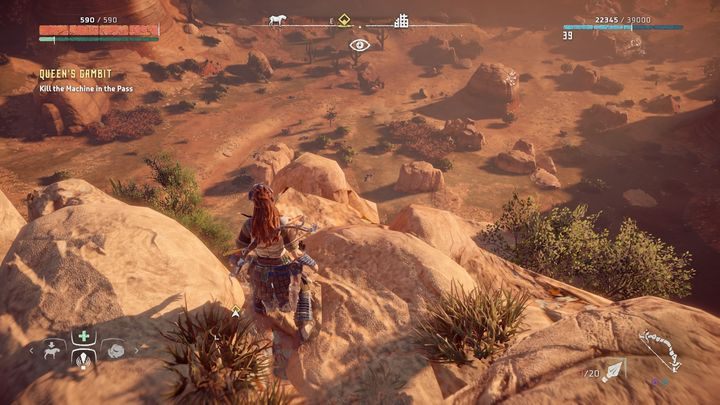 Nie będzie to łatwe zadanie biorąc pod uwagę specyfikę przeciwnika - Horizon Zero Dawn: Gambit Królowej (Queens Gambit) | Solucja - Horizon Zero Dawn - poradnik, solucja