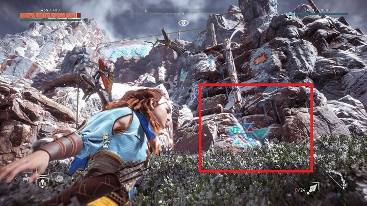 Wejście na skalny szlak znajduje się bezpośrednio przy Obozie Banuków - Horizon Zero Dawn: Banuckie figurki - lista, mapa | Kolekcje i znajdźki - Horizon Zero Dawn - poradnik, solucja