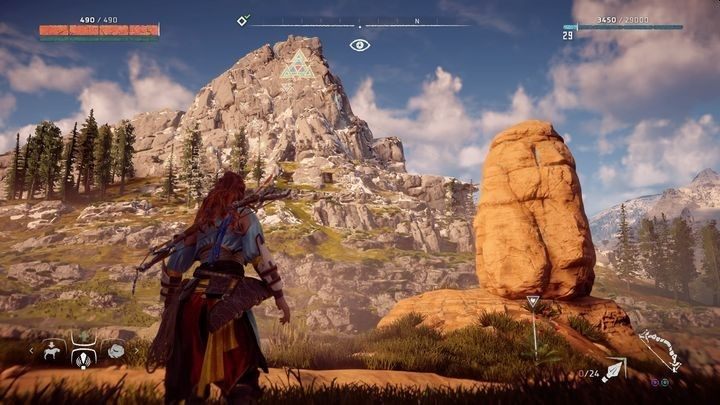 Opis: Znaleziono drewnianą figurkę pozostawioną przez banuckiego podróżnika - Horizon Zero Dawn: Trofea - lista, porady - Horizon Zero Dawn - poradnik, solucja