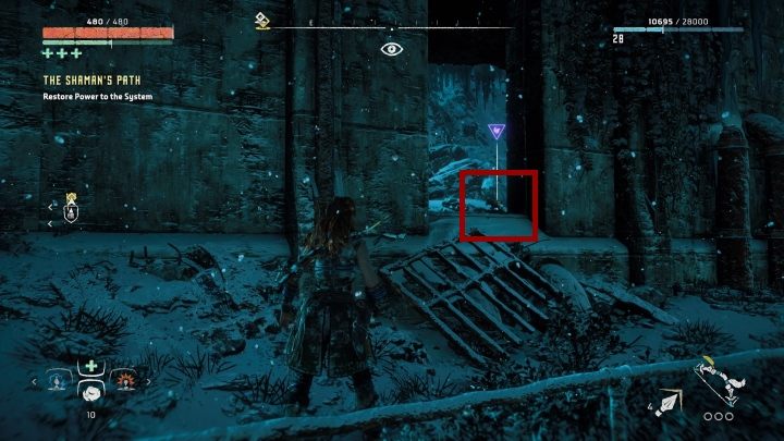 Tuż przy tamie znajdziesz most, do którego przylega kilka budynków - Figurki zwierząt | Sekrety i znajdźki w Horizon Zero Dawn: The Frozen Wilds - Horizon Zero Dawn - poradnik, solucja