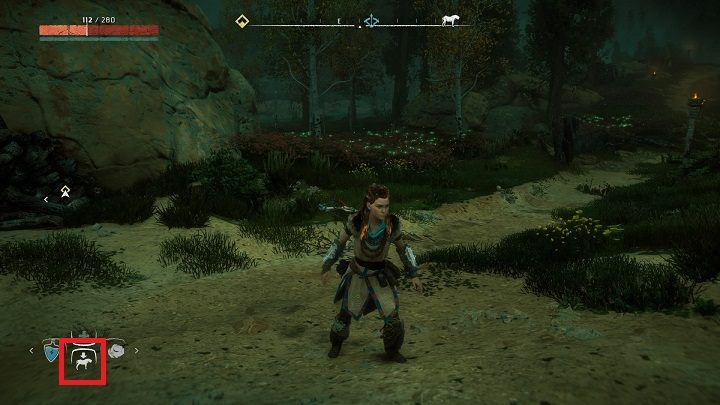 Jeśli oddalisz się od swojego wierzchowca, to możesz wezwać go gwizdnięciem - Horizon Zero Dawn: Wierzchowce - jak zdobyć? - Horizon Zero Dawn - poradnik, solucja