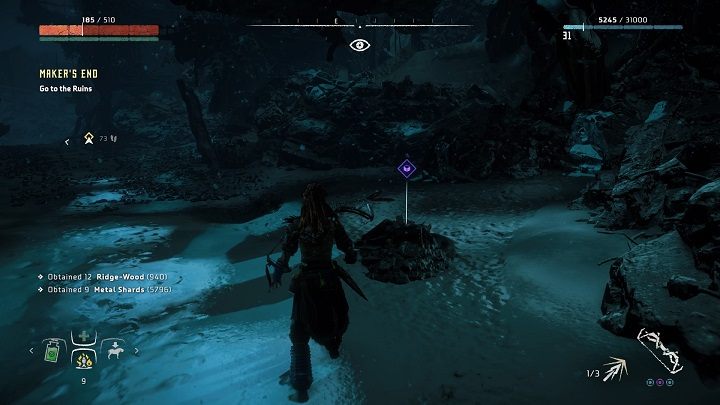 W głębi Ustronia Stwórcy, ale przed wejściem do głównych ruin - Horizon Zero Dawn: Starożytne naczynia - lista, mapa | Kolekcje i znajdźki - Horizon Zero Dawn - poradnik, solucja