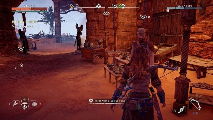 Na mapie Południka możesz zaobserwować ikonki kupców, które różnią się jednym elementem w porównaniu do tych, które oglądałeś do tej pory - Horizon Zero Dawn: Co zrobić z wyjątkowymi skarbami w Horizon Zero Dawn? - Horizon Zero Dawn - poradnik, solucja