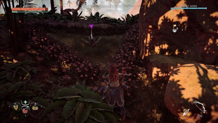 Kwiat możesz zabrać podczas misji Powód do zmartwień - pożegnanie, albo w dowolnym innym momencie - Horizon Zero Dawn: Metalowe Kwiaty - lista, mapa | Kolekcje i znajdźki - Horizon Zero Dawn - poradnik, solucja