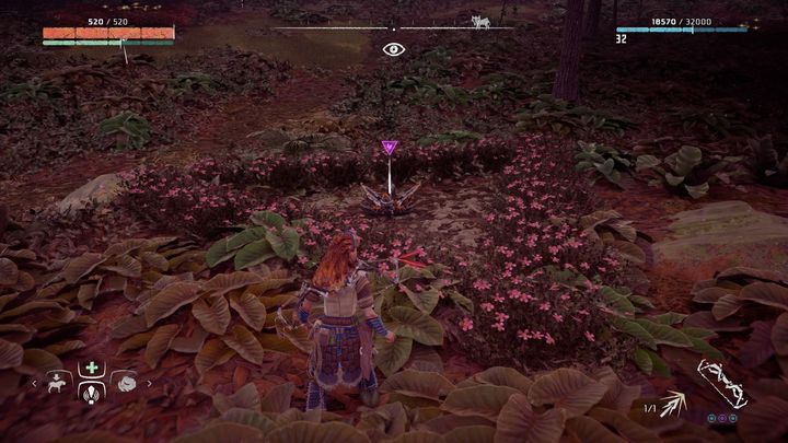 W miejscu wskazanym przez znacznik - Horizon Zero Dawn: Metalowe Kwiaty - lista, mapa | Kolekcje i znajdźki - Horizon Zero Dawn - poradnik, solucja