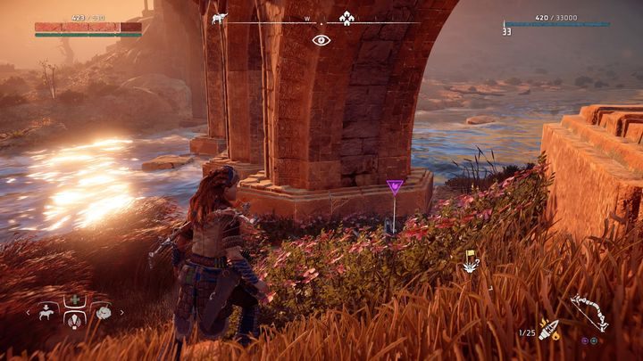 Kwiat znajdziesz bezpośrednio pod mostem, który prowadzi na tereny Carja z przejścia granicznego pomiędzy ziemiami Nora - Horizon Zero Dawn: Metalowe Kwiaty - lista, mapa | Kolekcje i znajdźki - Horizon Zero Dawn - poradnik, solucja
