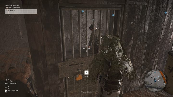 Po zabiciu wszystkich przeciwników wejdź do środka i za pomocą przycisku akcji otwórz celę - Na ratunek Amaru | Misje główne w Itacua | Ghost Recon Wildlands - Tom Clancys Ghost Recon: Wildlands - poradnik do gry