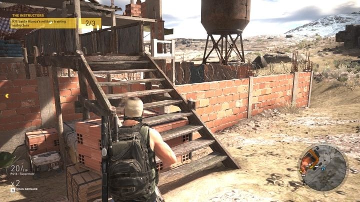 Po wyeliminowaniu dwóch instruktorów w większej części bazy wróć na sam jej początek i zajmij się ostatnim z nich - Intruktorzy | Misje główne w Montuyoc | Ghost Recon Wildlands - Tom Clancys Ghost Recon: Wildlands - poradnik do gry