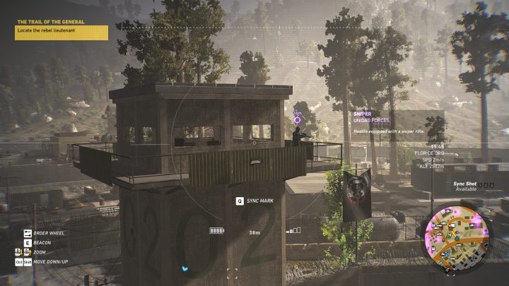 Misję Na Tropie Generała rozpocznij od wyeliminowania snajperów, zaznaczając ich do synchronicznych strzałów - Na Tropie Generała | Misje główne w Flor De Oro | Ghost Recon Wildlands - Tom Clancys Ghost Recon: Wildlands - poradnik do gry