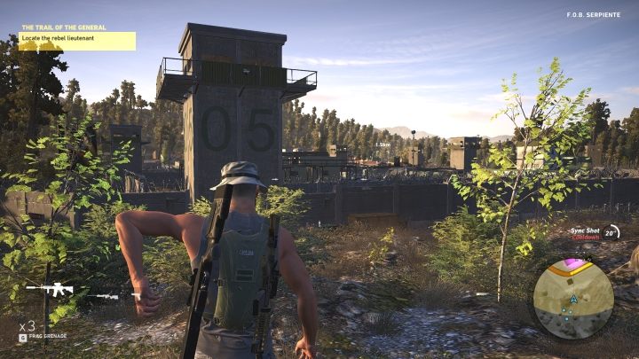 Najkorzystniejszą stroną do rozpoczęcia misji jest południowy-zachód - Na Tropie Generała | Misje główne w Flor De Oro | Ghost Recon Wildlands - Tom Clancys Ghost Recon: Wildlands - poradnik do gry