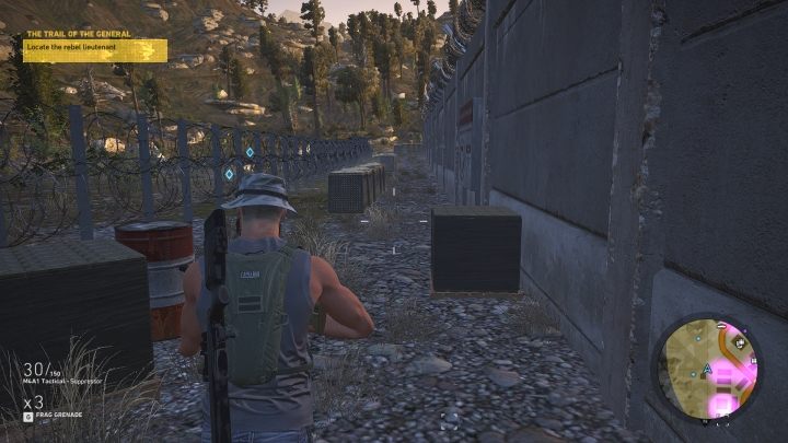 Na początku musisz obejść pierwsze zasieki - Na Tropie Generała | Misje główne w Flor De Oro | Ghost Recon Wildlands - Tom Clancys Ghost Recon: Wildlands - poradnik do gry