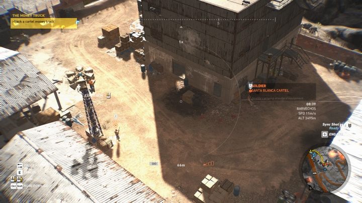 Zaznaczanie przeciwników - Ciężarówka z forsą | Misje główne w Ghost Recon Wildlands - Tom Clancys Ghost Recon: Wildlands - poradnik do gry