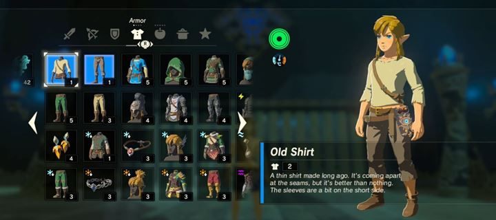 To set, który znajdziesz na samym początku gry - Wszystkie armor sety w The Legend of Zelda: Breath of the Wild - The Legend of Zelda: Breath of the Wild - poradnik do gry