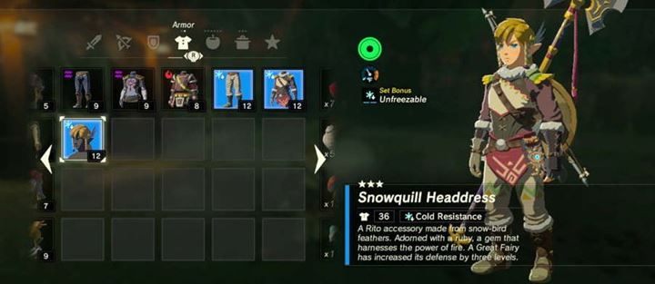Set możliwy do zakupienia w Rito Village, w sklepie z ubraniami - Wszystkie armor sety w The Legend of Zelda: Breath of the Wild - The Legend of Zelda: Breath of the Wild - poradnik do gry
