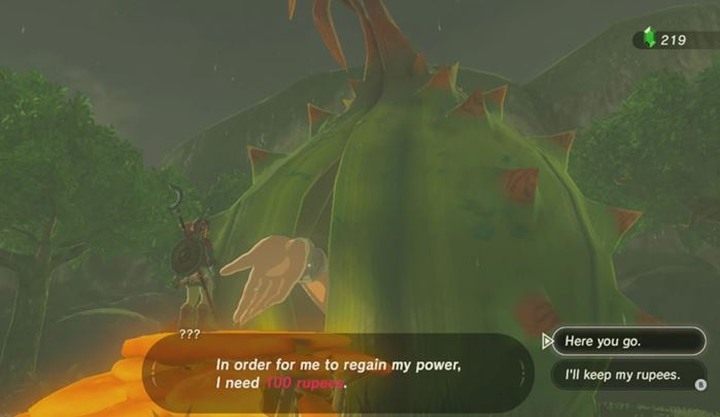 Jeśli chcesz ulepszyć pancerz, musisz zapłacić wróżce w Rupees. - Great Fairy Fountains - jak ulepszyć pancerz w Zelda Breath of the Wild? - The Legend of Zelda: Breath of the Wild - poradnik do gry