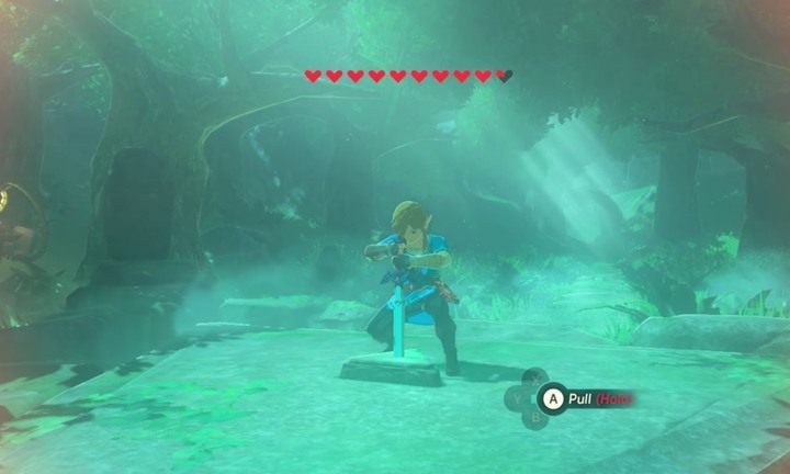 Aby wyciągnąć miecz potrzebujesz co najmniej 13 serc. - Jak zdobyć Master Sword w The Legend of Zelda: Breath of the Wild? - The Legend of Zelda: Breath of the Wild - poradnik do gry