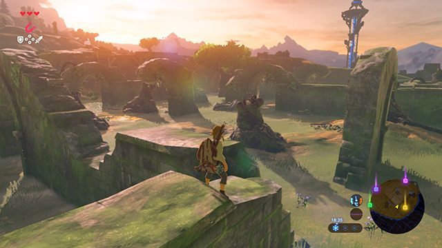 Świątynia znajduje się w ruinach - The Isolated Plateau | Zadania główne w Zelda: Breath of the Wild - The Legend of Zelda: Breath of the Wild - poradnik do gry