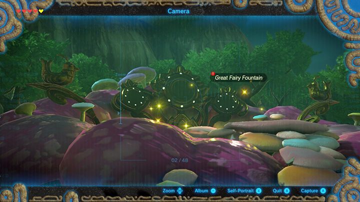 Zrób zdjęcie fontanny - Find the Fairy Fountain | Zadania główne w Zelda: Breath of the Wild - The Legend of Zelda: Breath of the Wild - poradnik do gry