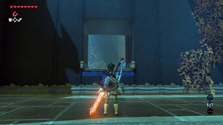 Zniszcz rośliny porastające ścianę aby otworzyć przejście - Eldin Tower | Zadania główne w Zelda: Breath of the Wild - The Legend of Zelda: Breath of the Wild - poradnik do gry