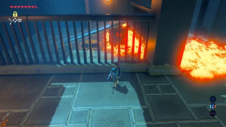 Podpal rośliny na podłodze - Eldin Tower | Zadania główne w Zelda: Breath of the Wild - The Legend of Zelda: Breath of the Wild - poradnik do gry