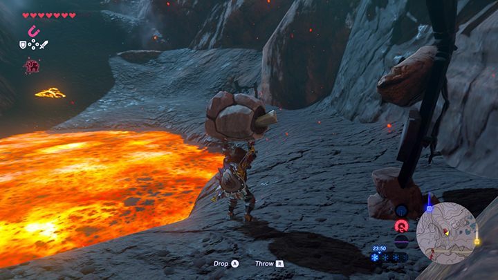 Aby dostać się do świątyni, musisz wykonać Shrine Quest - Eldin Tower | Zadania główne w Zelda: Breath of the Wild - The Legend of Zelda: Breath of the Wild - poradnik do gry