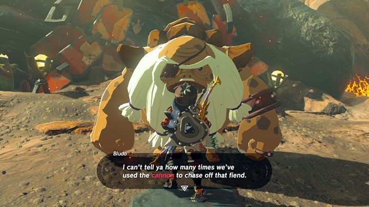 Porozmawiaj z Bludo - Free the Divine Beasts | Zadania główne w Zelda: Breath of the Wild - The Legend of Zelda: Breath of the Wild - poradnik do gry