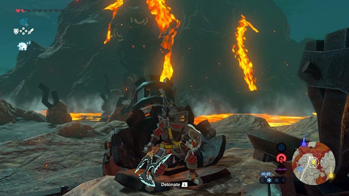 Wystrzel Yunobo w stronę mostu - Free the Divine Beasts | Zadania główne w Zelda: Breath of the Wild - The Legend of Zelda: Breath of the Wild - poradnik do gry