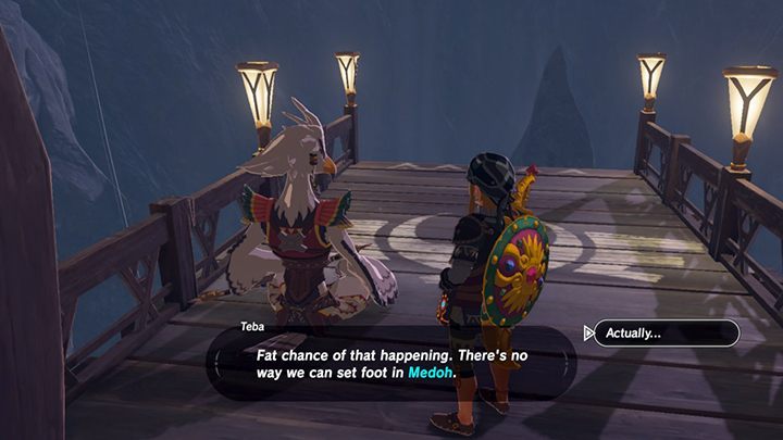 Porozmawiaj z Teba - Divine Beast Vah Medoh | Zadania główne w Zelda: Breath of the Wild - The Legend of Zelda: Breath of the Wild - poradnik do gry