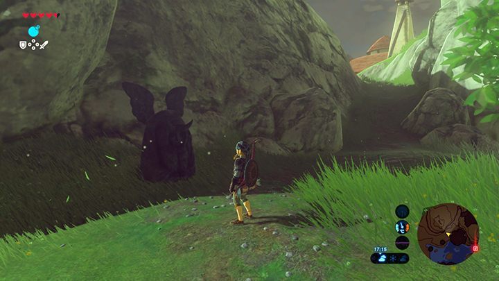 Statua pozwala na wymianę zdrowia za wytrzymałość i odwrotnie - Hateno Tower Region zadania poboczne w Zelda: Breath of the Wild - The Legend of Zelda: Breath of the Wild - poradnik do gry