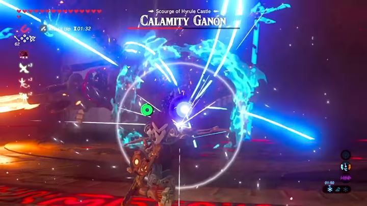Najlepiej postawić na walkę długodystansową i razić, we strzałami. Uważaj jednak na m.in. na jego laser! - Calamity Ganon w Zelda: Breath of the Wild - The Legend of Zelda: Breath of the Wild - poradnik do gry
