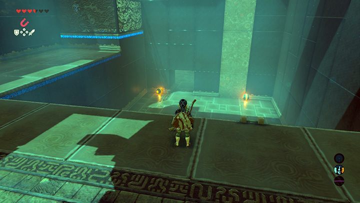 Za ścianą znajdziesz skrzynię - Świątynie (Shrines) w Lanayru Tower | Zelda: Breath of the Wild - The Legend of Zelda: Breath of the Wild - poradnik do gry