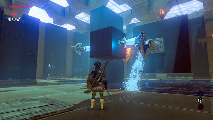 Ustawiaj blok uderzając w kryształy - Świątynie (Shrines) w Lanayru Tower | Zelda: Breath of the Wild - The Legend of Zelda: Breath of the Wild - poradnik do gry