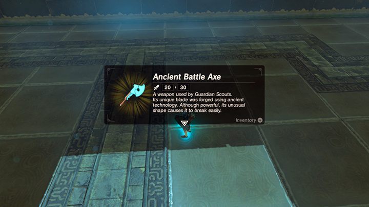 Po walce otrzymasz Ancient Battle Axe - Świątynie (Shrines) w Akkala Tower | Zelda: Breath of the Wild - The Legend of Zelda: Breath of the Wild - poradnik do gry