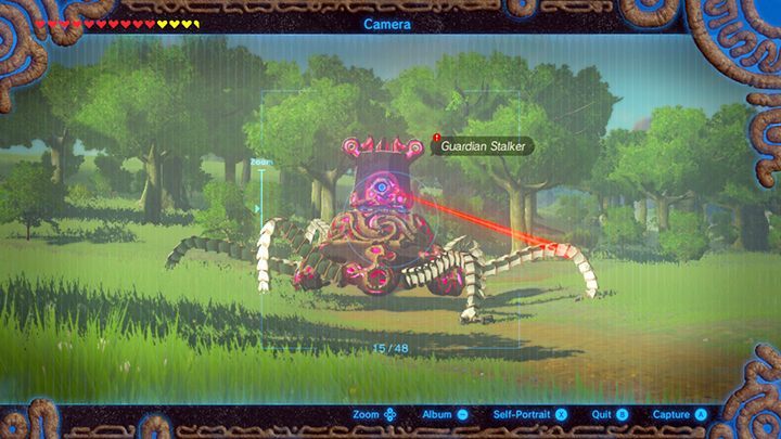 Zrób zdjęcia Strażnikom - Lake Hylia Tower | Świątynie | Zelda: Breath of the Wild - The Legend of Zelda: Breath of the Wild - poradnik do gry