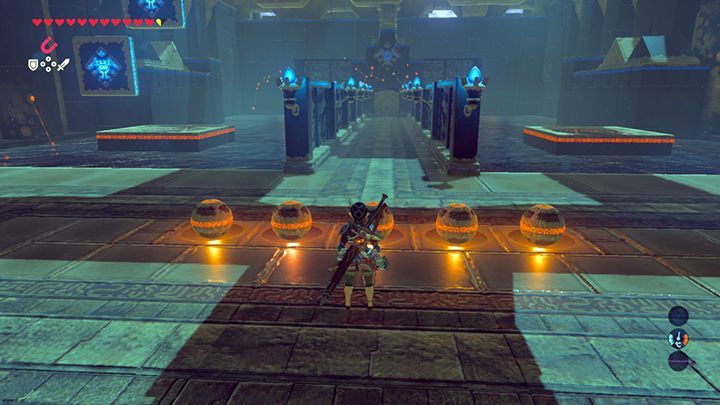 Podnieś kulę i ustaw na wyrzutni - Faron Tower | Świątynie w Zelda: Breath of the Wild - The Legend of Zelda: Breath of the Wild - poradnik do gry