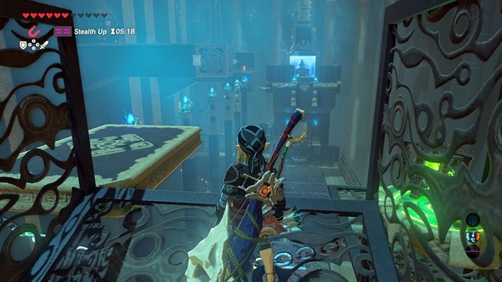 Wejdź na ruchomą platformę - Wasteland Tower | Świątynie w Zelda: Breath of the Wild - The Legend of Zelda: Breath of the Wild - poradnik do gry